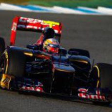 Jean-Eric Vergne prueba el STR7 en Jerez