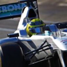 Rosberg en el tercer día en Jerez