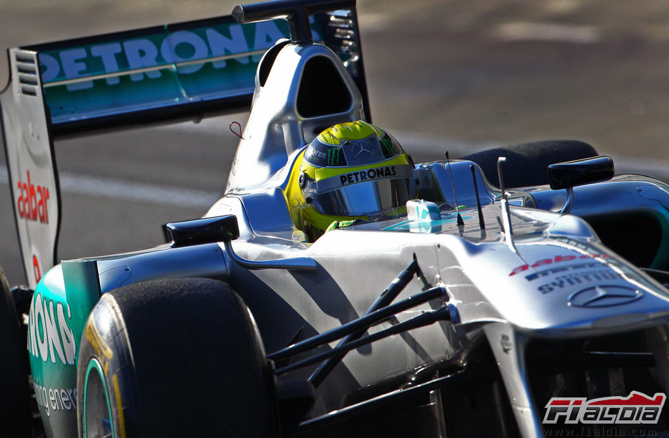 Rosberg en el tercer día en Jerez