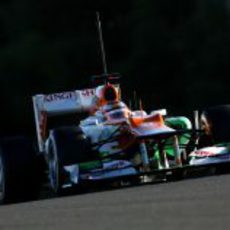 Bianchi en el Force India en Jerez