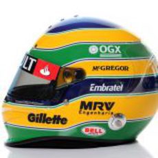 Casco de Bruno Senna para 2012