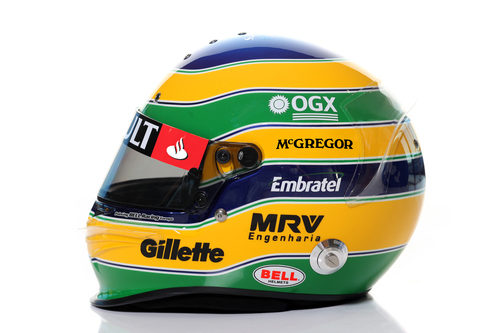 Casco de Bruno Senna para 2012