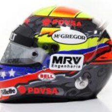 Casco de Pastor Maldonado para 2012