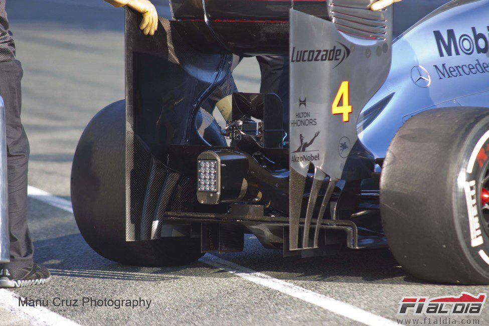 Difusor del McLaren MP4-27