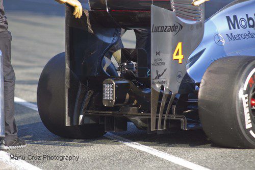 Difusor del McLaren MP4-27