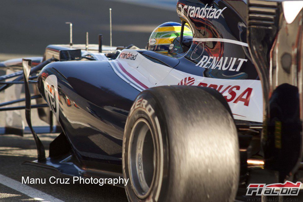 El Williams de Bruno Senna desde atrás