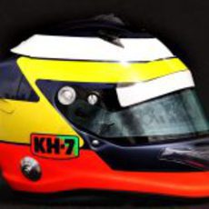 Casco de Pedro de la Rosa para 2012