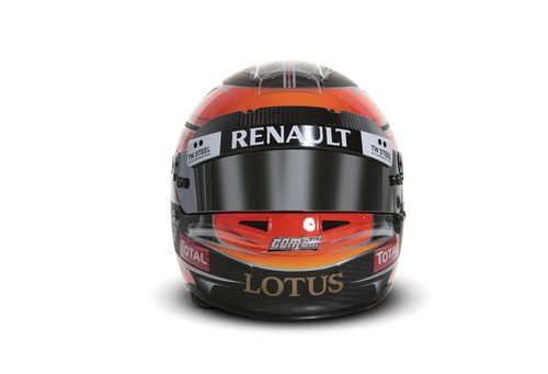 Casco de Romain Grosjean para 2012 (vista frontal)