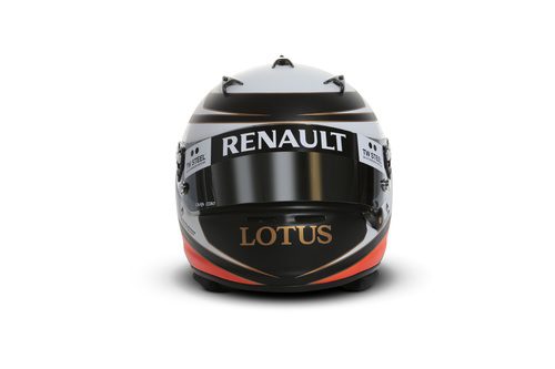 Casco de Kimi Räikkönen para 2012 (vista frontal)