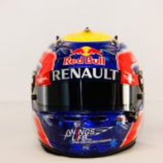 Casco de Mark Webber para 2012 (vista frontal)