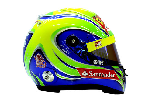 Casco de Felipe Massa para 2012