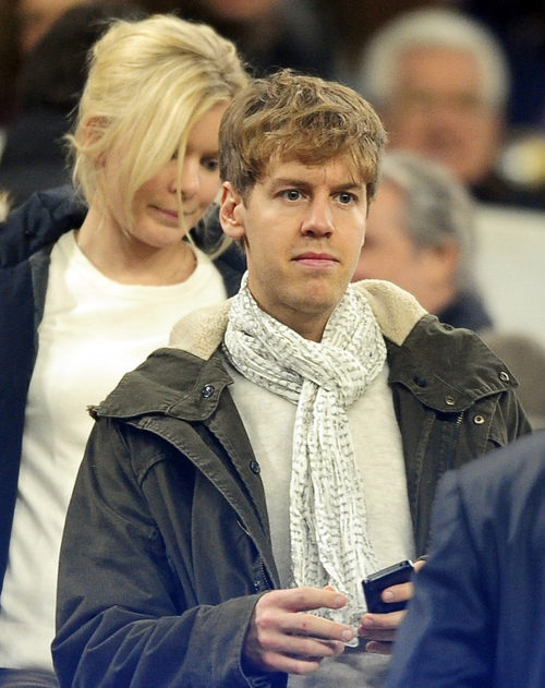 Sebastian Vettel en el Camp Nou
