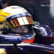 Jean-Eric Vergne en su STR7 en Jerez