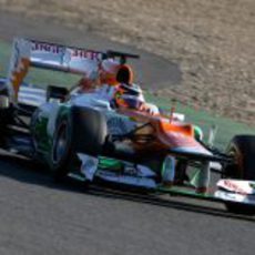 Hülkenberg rueda con el Force India en Jerez