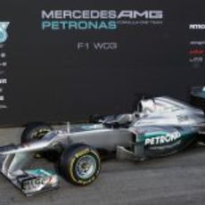 Mercedes W03, el coche de 2012