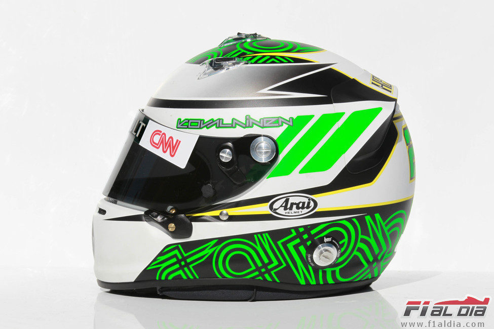 Casco de Heikki Kovalainen para 2012