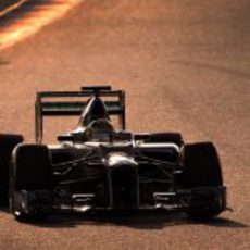 Nico Rosberg al volante del nuevo W03