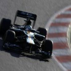 Heikki Kovalainen rueda en Montmeló con el CT01