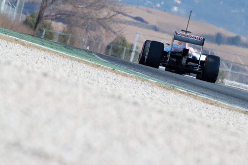 Force India VJM05 en los test de Barcelona