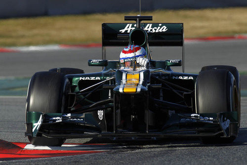 Petrov en Barcelona con el CT01