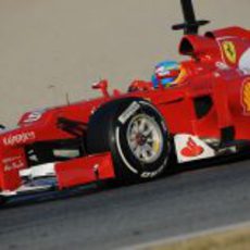 El Ferrari F2012 rueda en Barcelona