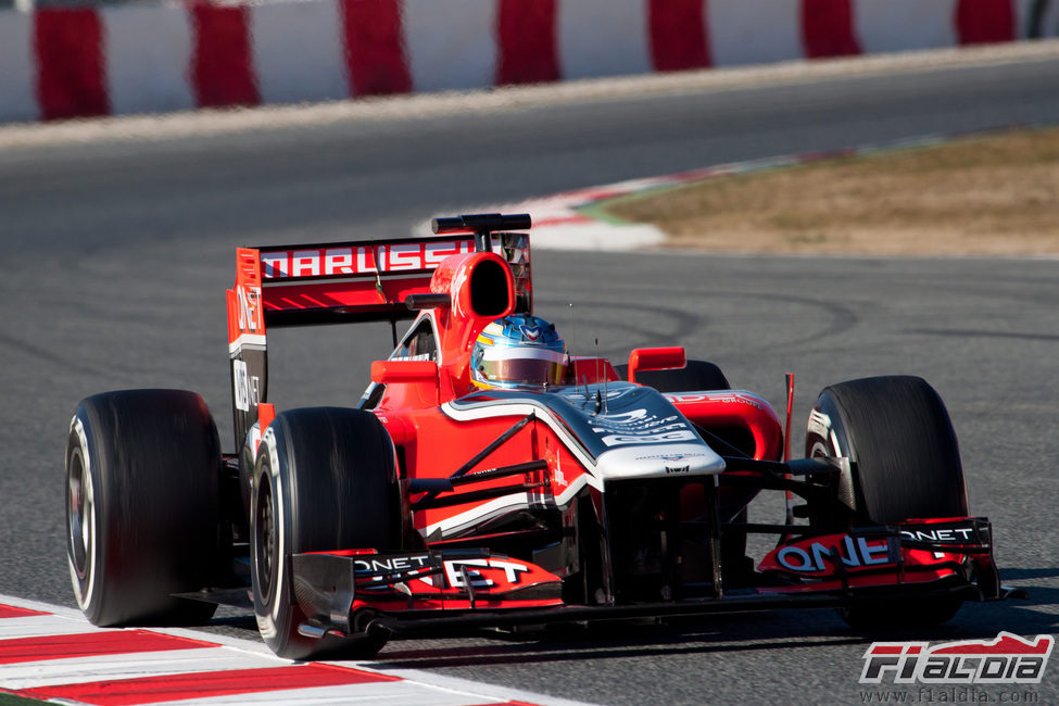 Charles Pic con el Marussia de 2011