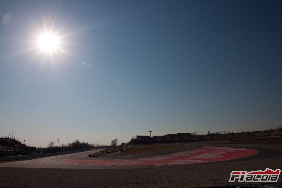 Brilla el sol en el Circuit de Catalunya