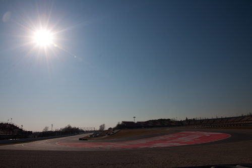 Brilla el sol en el Circuit de Catalunya