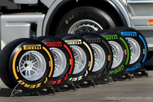 Neumáticos Pirelli en los test de Barcelona