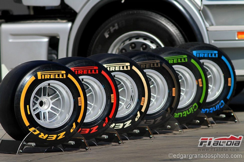 Neumáticos Pirelli en los test de Barcelona