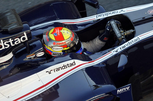 Pastor Maldonado a los mandos del Williams FW34