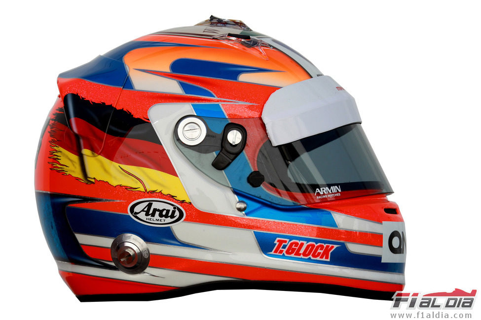 Casco de Timo Glock para 2012