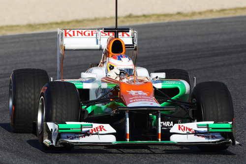 Paul di Resta al volante del Force India