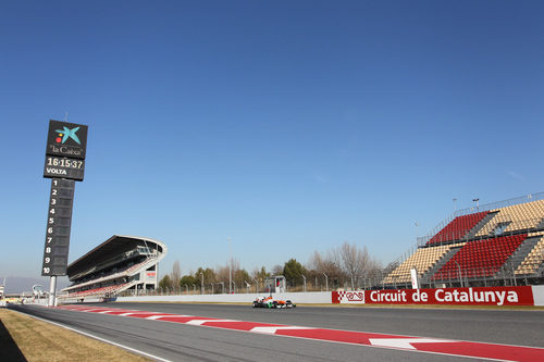 Recta principal del Circuit de Catalunya