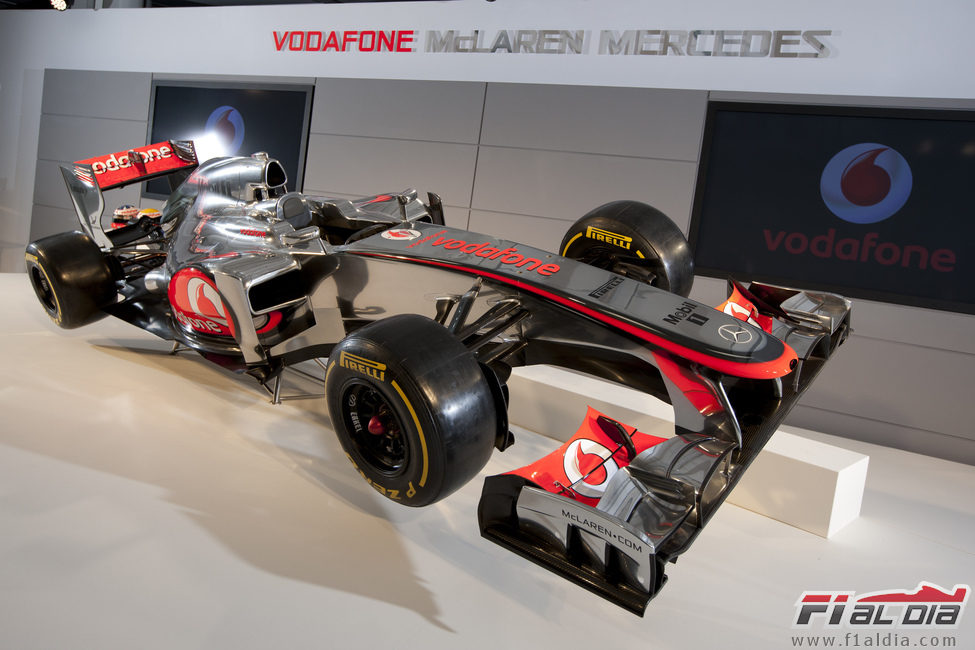 El McLaren MP4-27 en su presentación