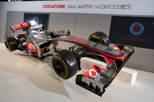 El McLaren MP4-27 en su presentación