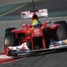 Massa en plena curva en Montmeló