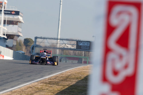 Daniel Ricciardo en el Circuit de Catalunya