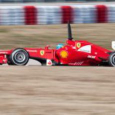 Fernando Alonso y el F2012 en pretemporada