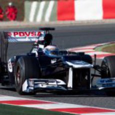 Valtteri Bottas con el Williams en Montmeló