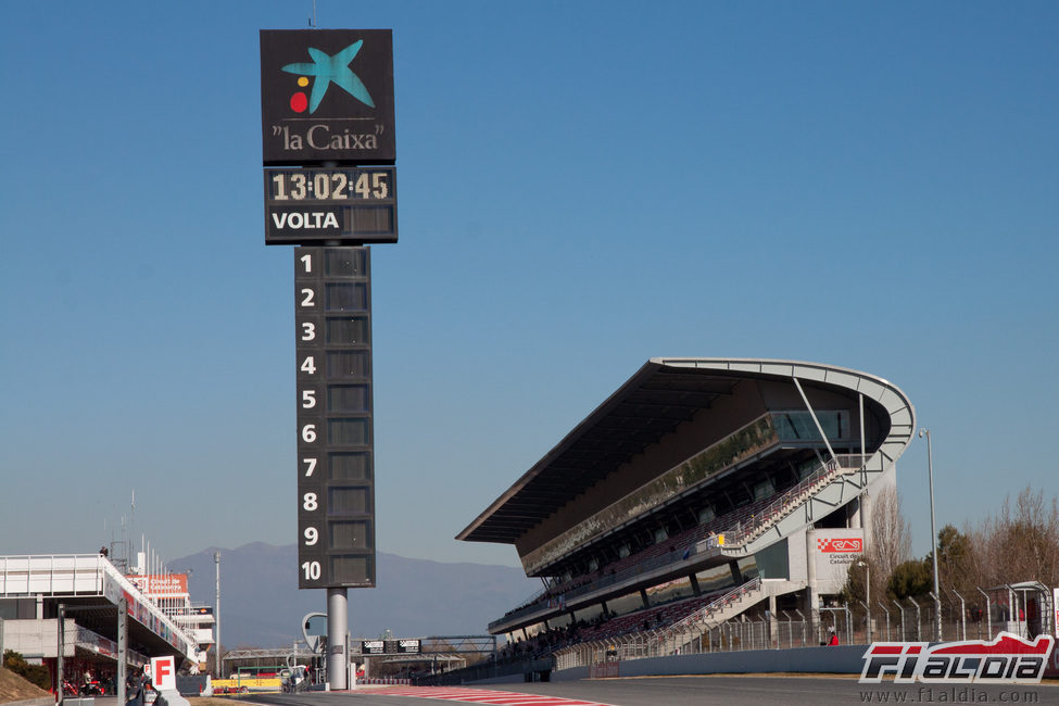 Recta principal del Circuit de Catalunya