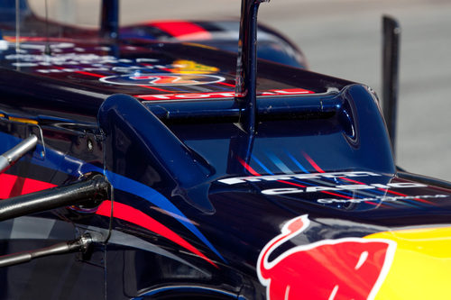 Detalle de la entrada de aire en el morro del RB8