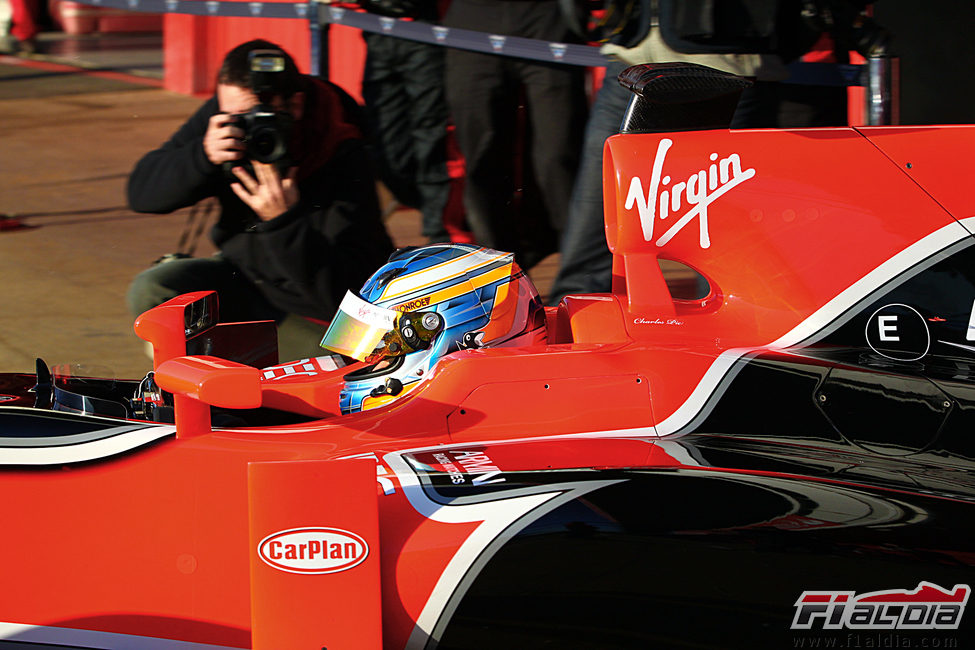 Charles Pic al volante del Marussia de 2011