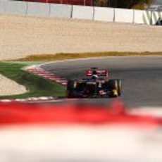 Ricciardo en el Toro Rosso en pretemporada
