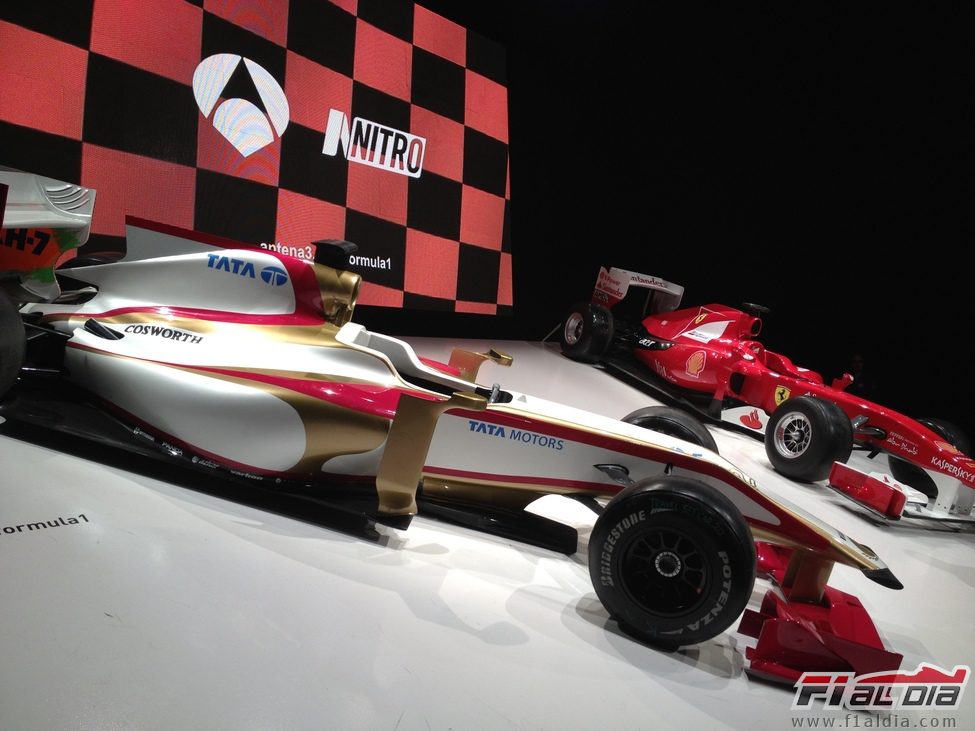HRT y Ferrari presentes en la presentación de Antena 3