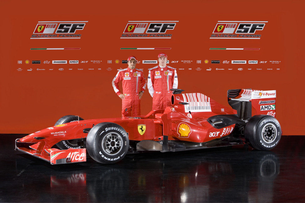 F60: Felipe Massa y Kimi Raikkonen