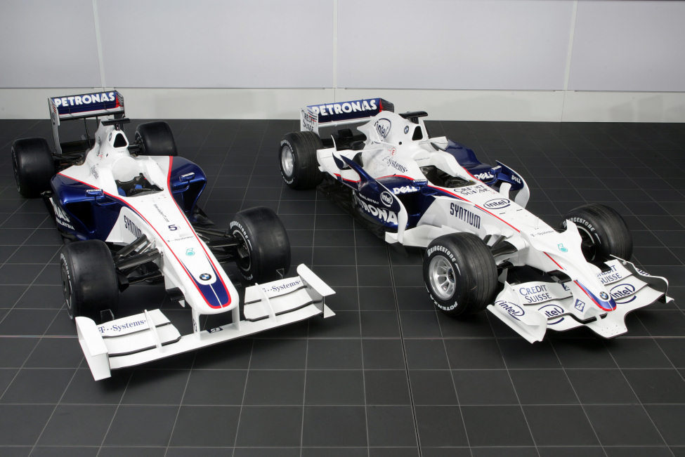 El BMW Sauber F1.09 y el BMW Sauber F1.08