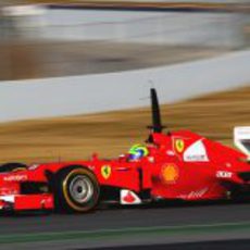 Felipe Massa en los segundos test de Montmeló