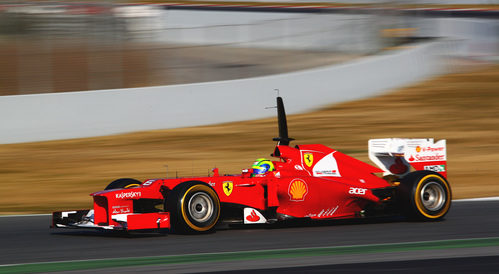 Felipe Massa en los segundos test de Montmeló