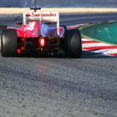 La trasera del Ferrari F2012